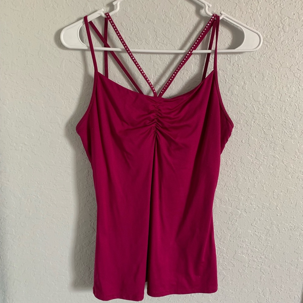 Bedazzled Strap Tank Top